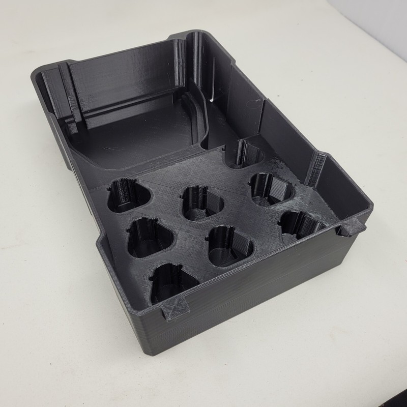 Fits Milwaukee Packout Deep Storage Tray INSERT for M12 Batteries and Charger gallery