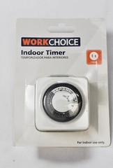 Workchoice Indoor Timer 2 Prong Polarized Outlet 15amp