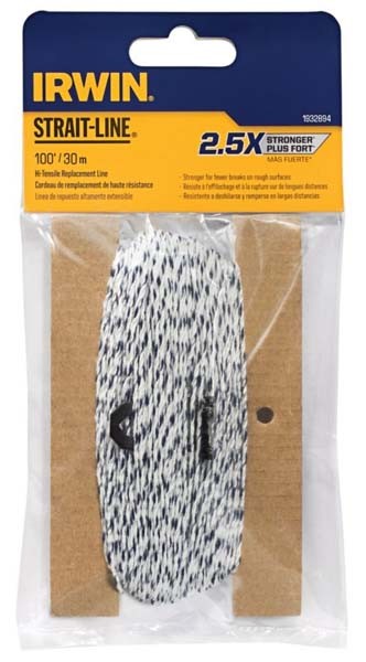 Irwin Strait-Line 1932894 Hi-Tensile Replacement Chalk Line, 100 ft L gallery