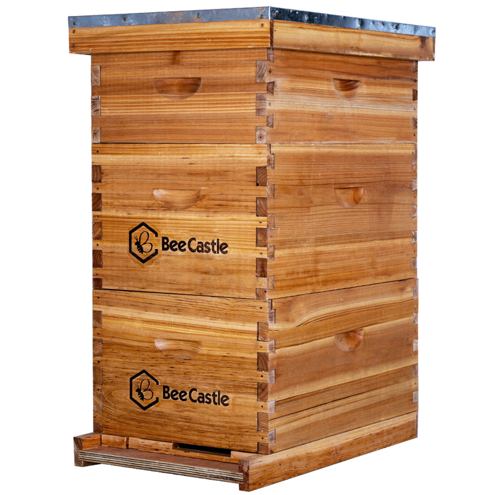 8-Frame Beeswax Coated Langstroth BeeHive Kit (2 Deep Boxes and 1 Medium Box) gallery