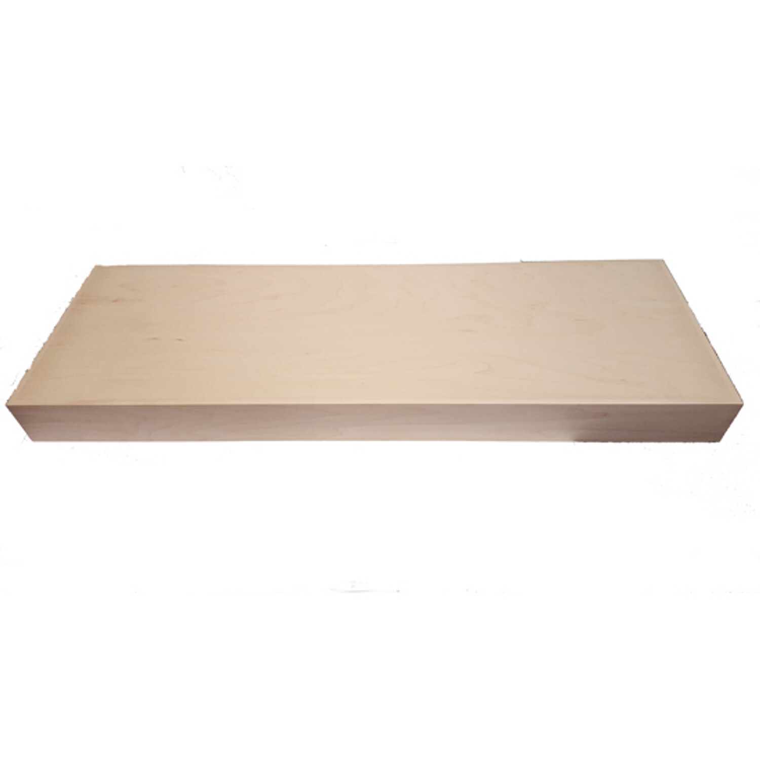 Omega National Maple Floating Shelf 42 in. L x 2-1/2 in. H x 10 in. D gallery
