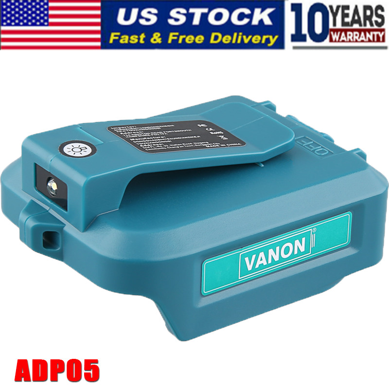 USB Power Charger Adapter Converter For MAKITA ADP05 14V-18V Li-ion New Battery gallery