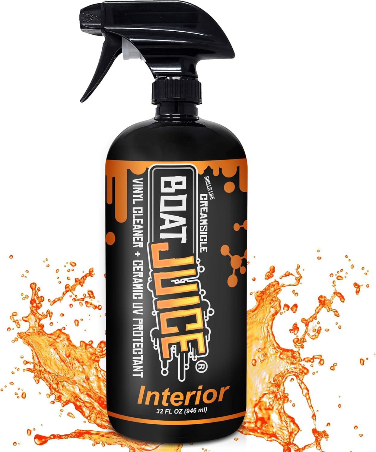 2In1 Interior Boat Cleaner & Protectant Spray | Vinyl Boat Seat Cleaner + Cerami gallery