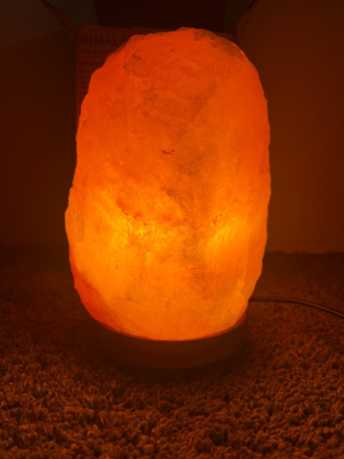 Himalayan glow Salt Lamp with Dimmer Switch 5-7 lbs gallery