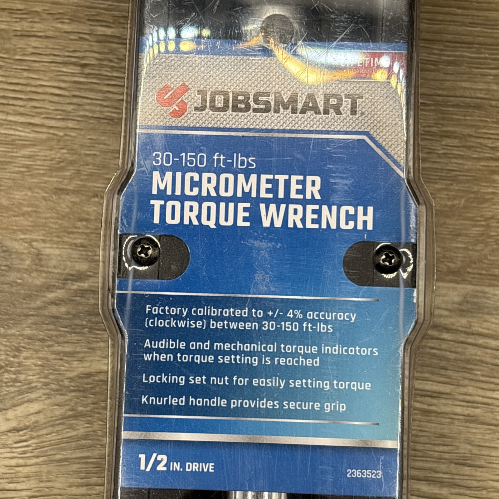 JobSmart 1/2" Drive 30 - 150 ft.-lb. Micrometer Torque Wrench gallery