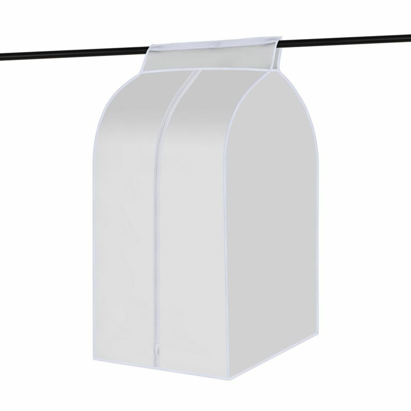 Clothes Storage Dust Cover Moisture-proof Garment Rack Cover Bag Dress Organizer gallery