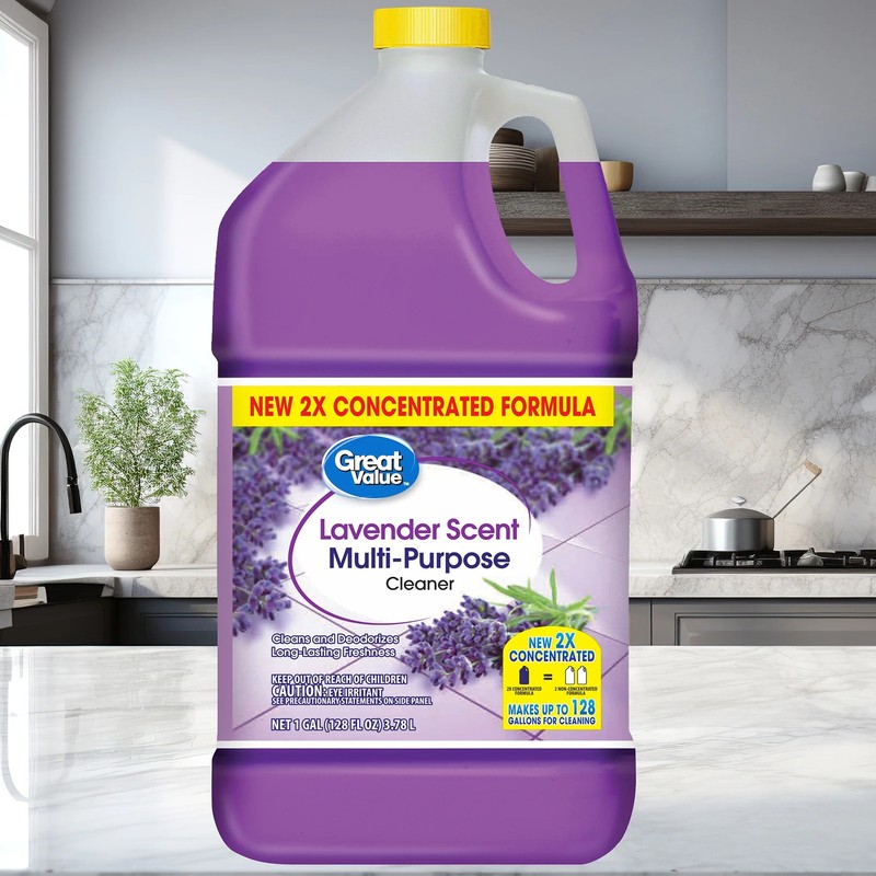 (3 pack) Multi Purpose Cleaner, Lavender Scent, 128 fl oz gallery