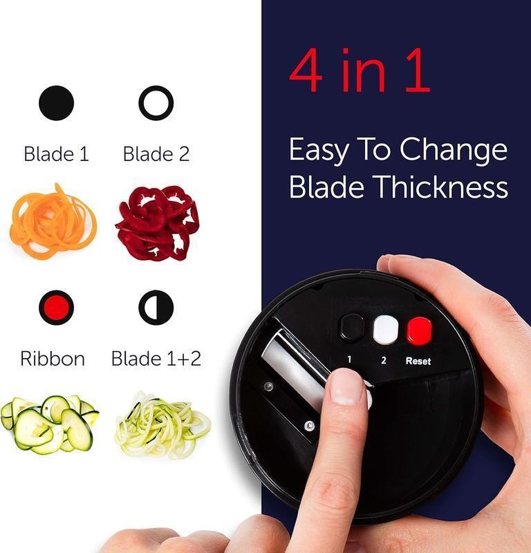 Spiral Slicer Spiralizer Vegetable Cutter Carrot Zucchini Noodle Spaghetti Maker gallery