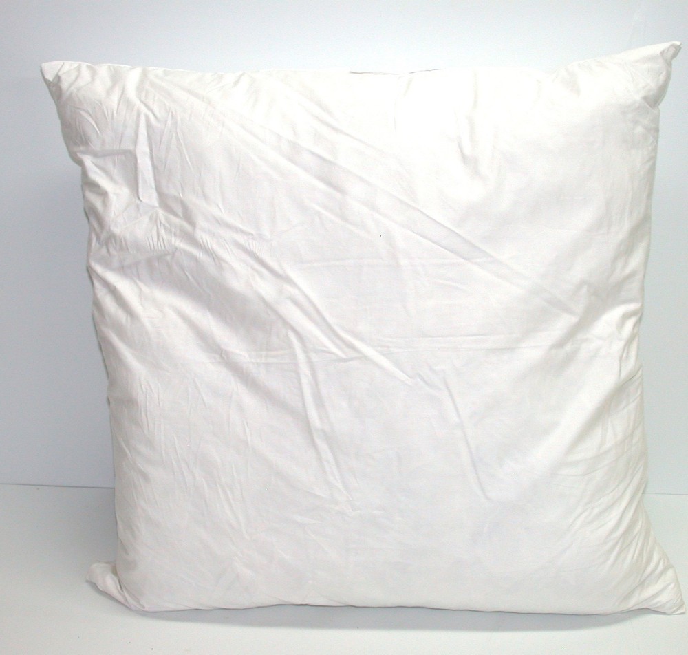 (1) Decorator Pillow Form Insert Filled with Feathers ~ White ~ 14 x 27 **NEW**