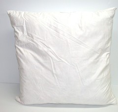 (1) Decorator Pillow Form Insert Filled with Feathers ~ White ~ 14 x 27 **NEW**