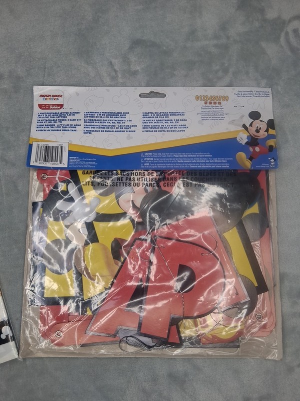 New Disney Junior Mickey Customizable Happy Birthday Banner & Tablecover Set gallery