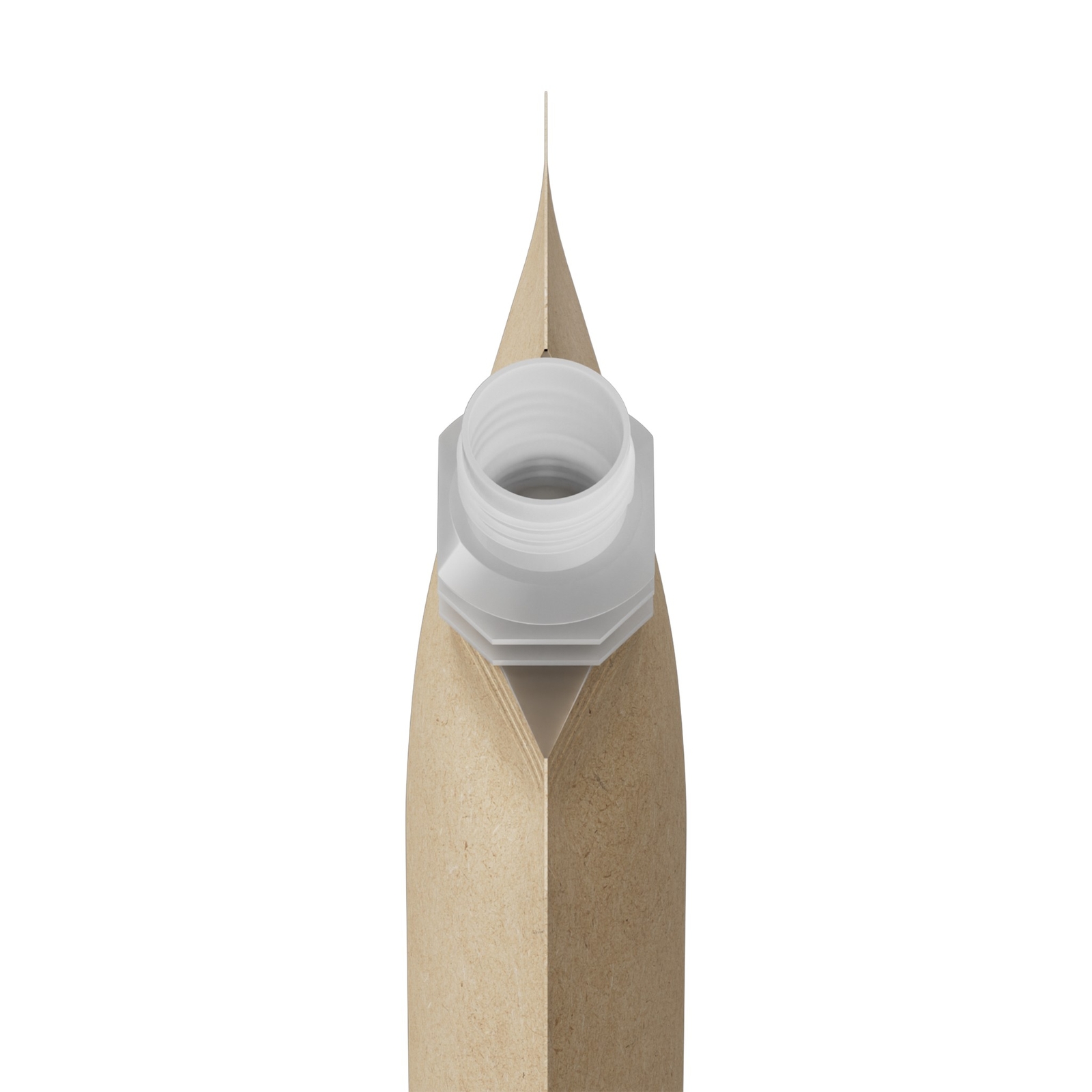 Bulk Brown Kraft Corner Pouring Wide Mouth Twist Cap for Concealing Beverage gallery