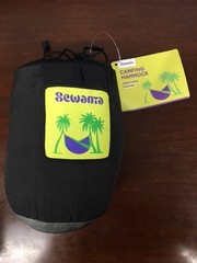 Sewanta Black & Light Grey Durable Hammock Large 2 Persons Nylon Max 500 Pounds