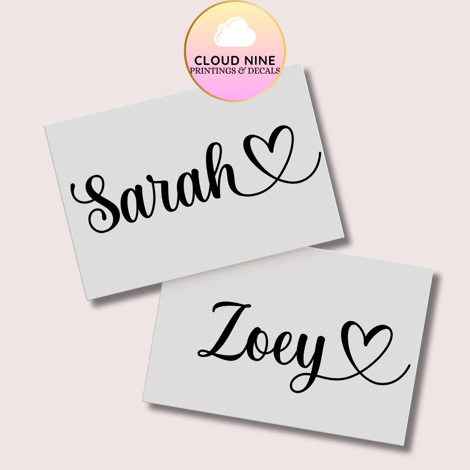 Name Decal Custom Vinyl Personalized Lettering Decal Tumbler Sticker Laptop gallery