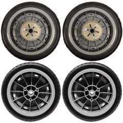 Genuine Toro Self Propelled Push Wheels Super Recycler 98-7135 & 98-7130