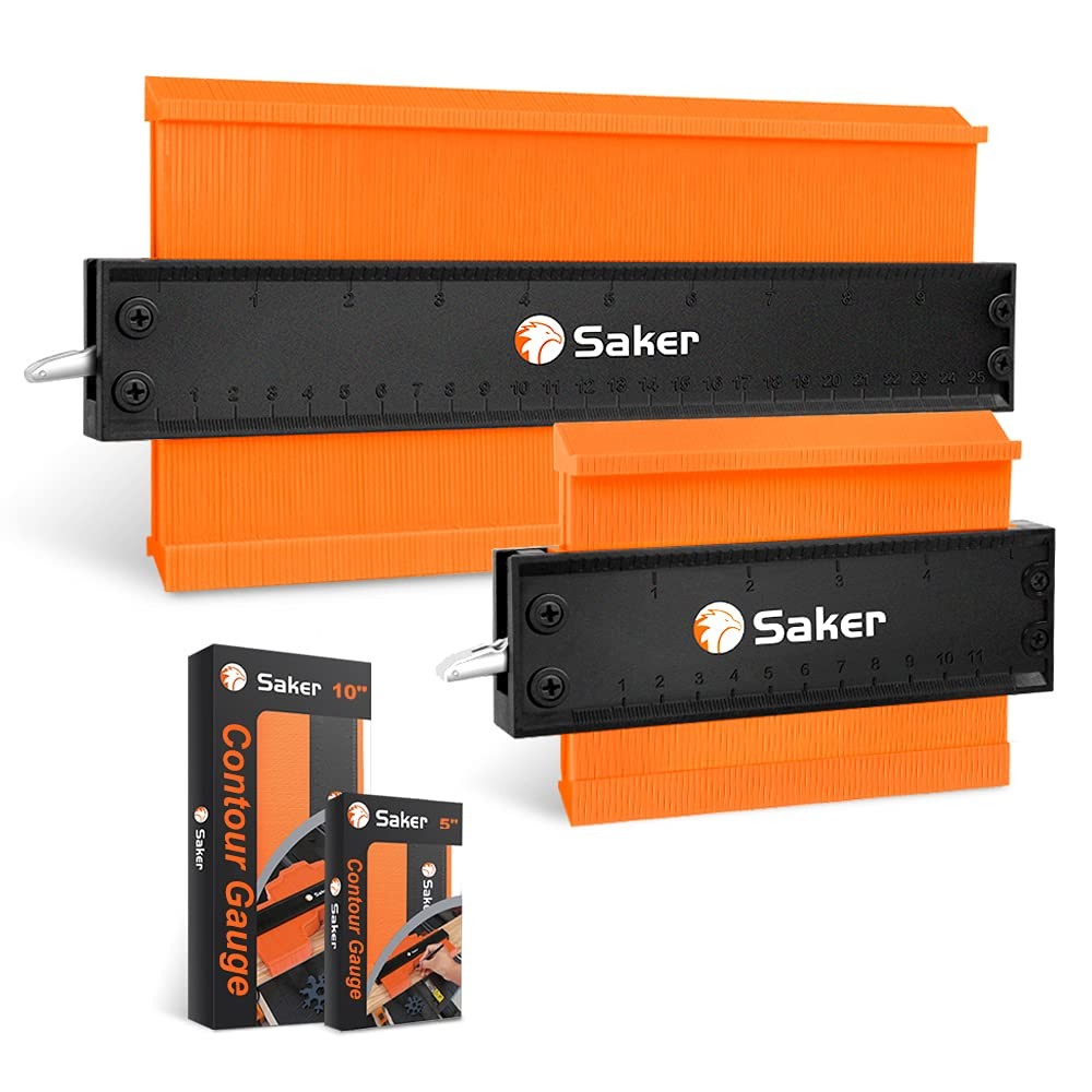 Saker Contour Gauge Duplication Adjustable Lock Precisely Copy Irregular Shape gallery