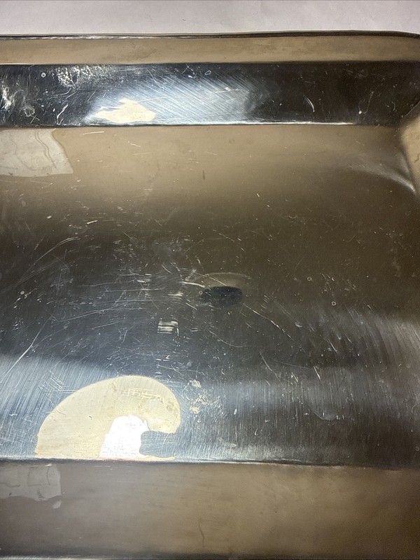 Rectangular Nickel Silver Tray With Horn Handles gallery