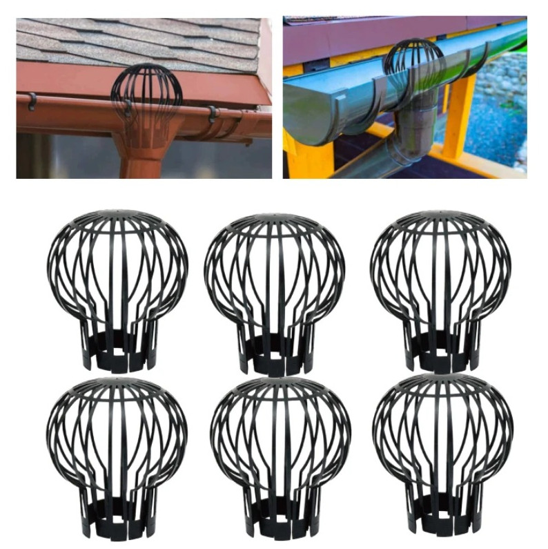 2PCS Downspout Filter Gutter Guard Drain Cover Prevent Leaves & Clogging gallery