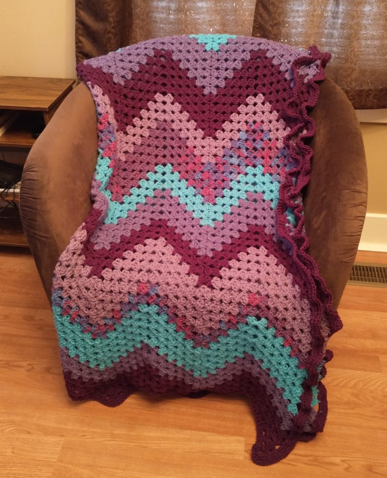 Chevron Granny Square Afghan gallery
