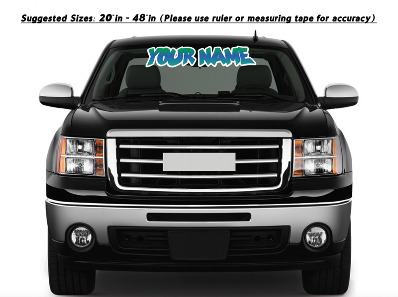 Custom Personalized Vinyl Graffiti Name Decal Sticker Car Window Tumbler Flask gallery