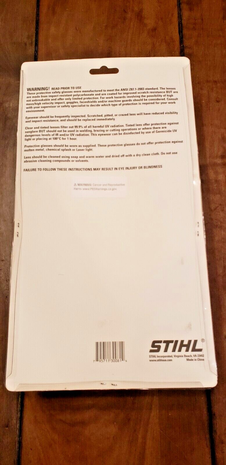 NEW Genuine STIHL ProPack Clear/Smoke Safety Glasses (4 Pack) 7010-884-0315 OEM gallery