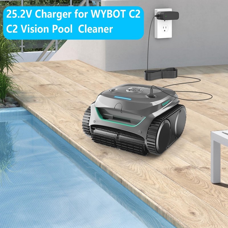Charger for Robotic Pool Cleaner Compatible with C2 Vision A/B Cordless Vacuum A gallery