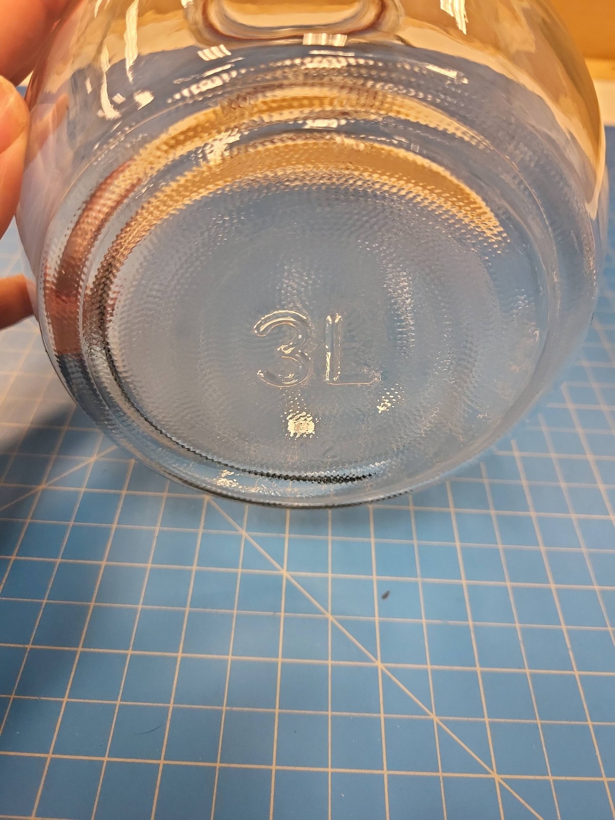 Large 3L Clear Glass Storage Jar Wire Bail Clamp Lid Hermetic Kitchen Canister 1 gallery