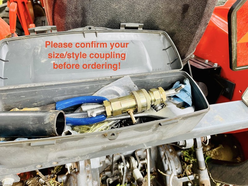 3/8" 7241A The Original Hydraulic Quick Coupling Pressure Decompression Relie... gallery