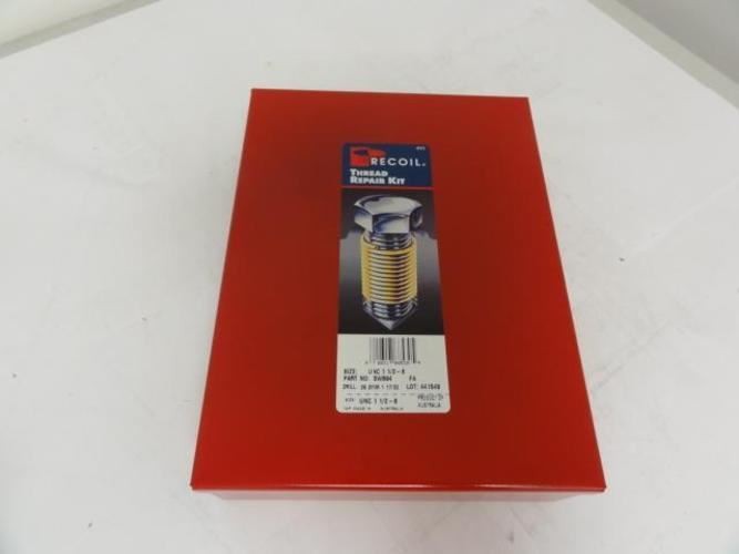 196825 New In Box; Recoil 34246 Helical Thread Repair Kit; 1-1/2"-6; 4 Pcs (5WB9 gallery