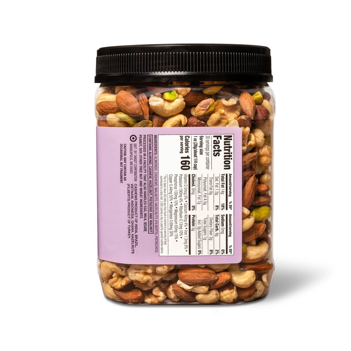 Unsalted Raw Mixed Nuts - 30oz - Good & Gather™ gallery