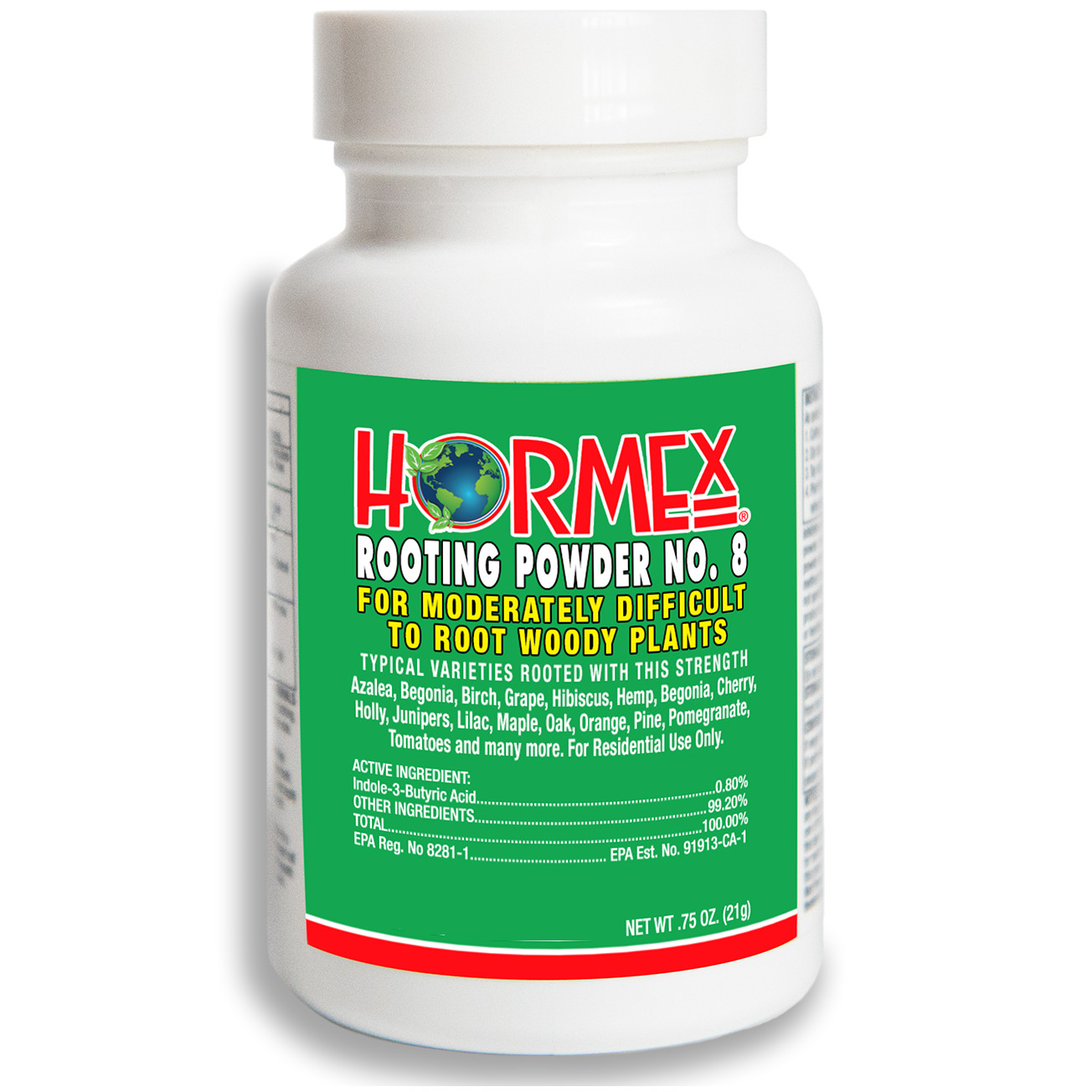 Hormex Rooting Powder #8 - for Moderately Difficult to Root Plants - 0.8% IBA gallery