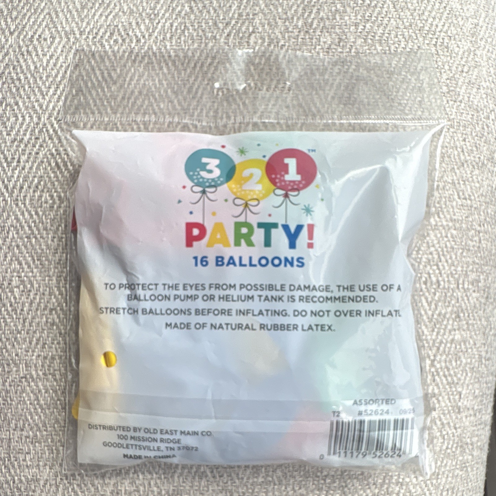 321 Party! 9in Round Multicolor Party Balloons, 16ct Helium Quality gallery