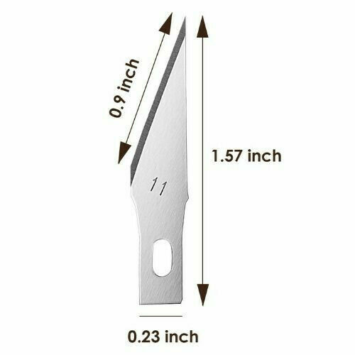 100 pcs for X-ACTO Knife Scoring Sharp Blades EXacto Set Pack Hobby Crafts Arts gallery