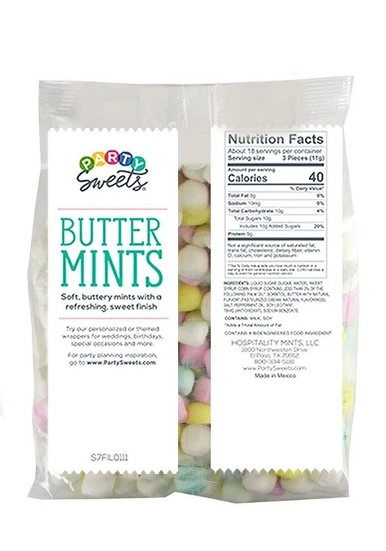 Assorted Pastel Buttermints, 14 Ounce, Appx. 100 pieces from Hospitality Mints gallery