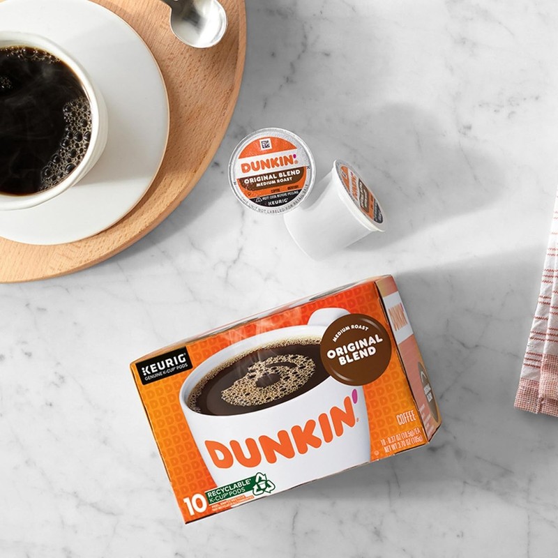 Dunkin’ Original Blend Coffee, Medium Roast, K-Cup Pods, 10 Count (Pack of 6) gallery