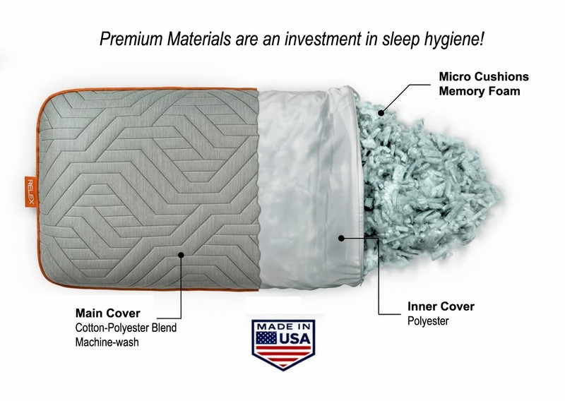 New Memory Foam Pillow, King or Queen, Premium Materials, Washable, Made in USA gallery