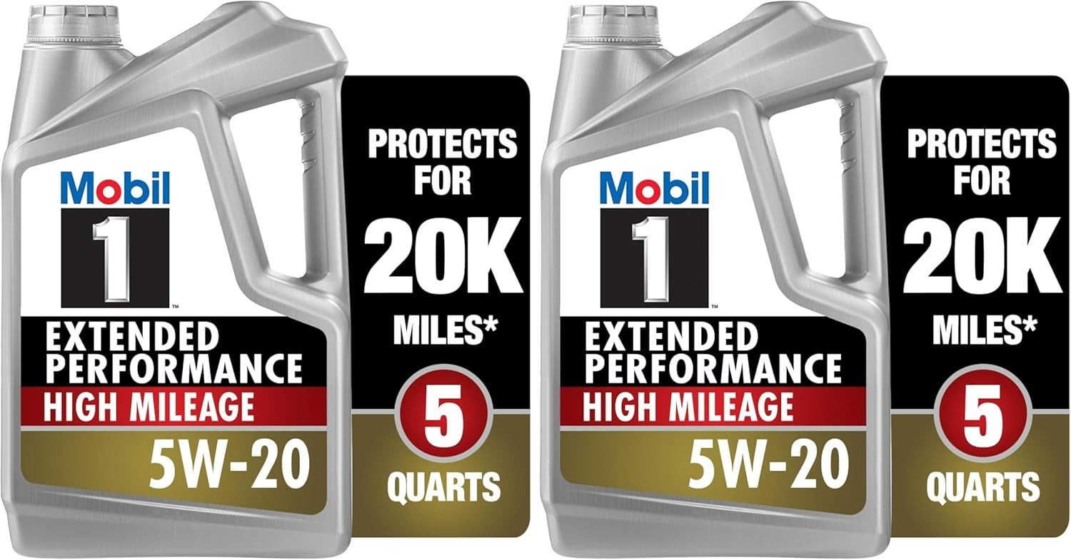 Mobil 1-123840 Extended Performance High Mileage 5W-20; 5 Quart (Pack of 2) gallery