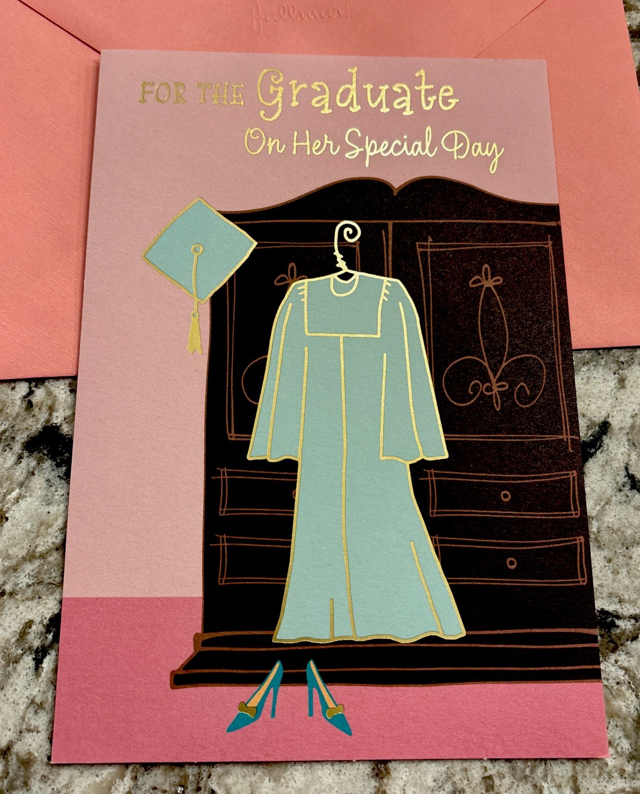 Graduation On Her Special Day Graduate “ 5.5”x8” Hallmark Greeting Card gallery