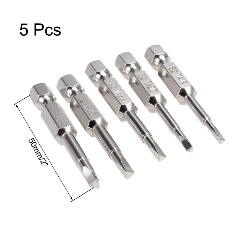 5-in-1 Triangular Bits 1/4 Inch Hex Shank Magnetic TA18/20/23/27/30 Screwdriver gallery