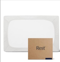 REST® Evercool®+ Fitted Sheet, Twin Size, Arctic White, 13″ Deep (up to 15’’)