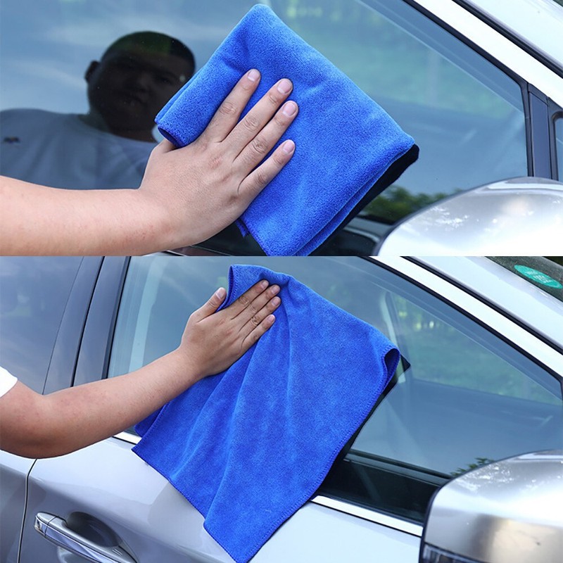 No-Scratch Microfiber Cleaning Cloth Cars Durable Versatile Polishing Detail Rag gallery