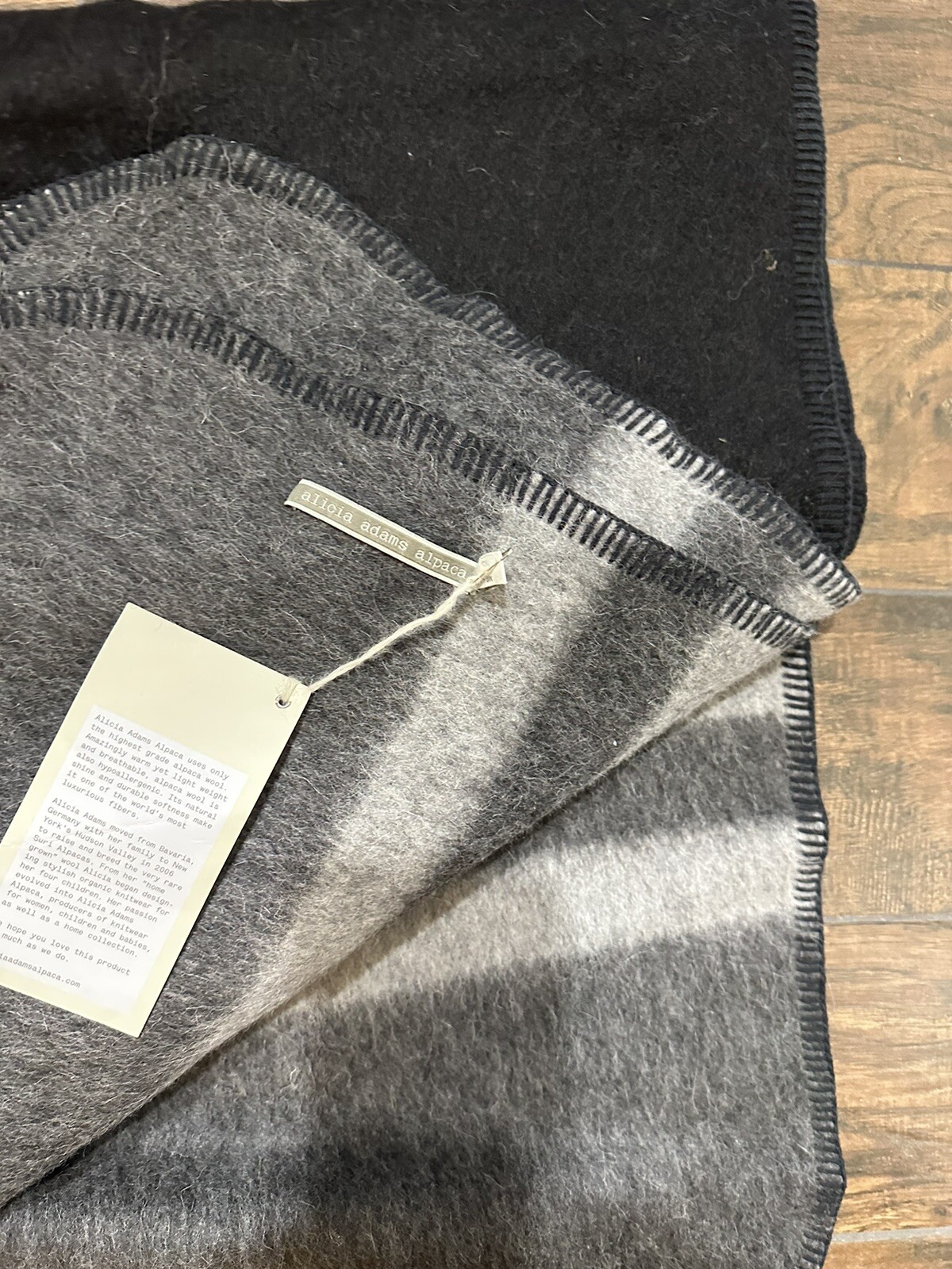 New Alicia Adams Alpaca Lightweight Wool Blend Throw gallery