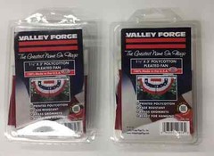 Valley forge Flag Pleated 18” X 36” Polycotton 100% USA Made PACK OF 2