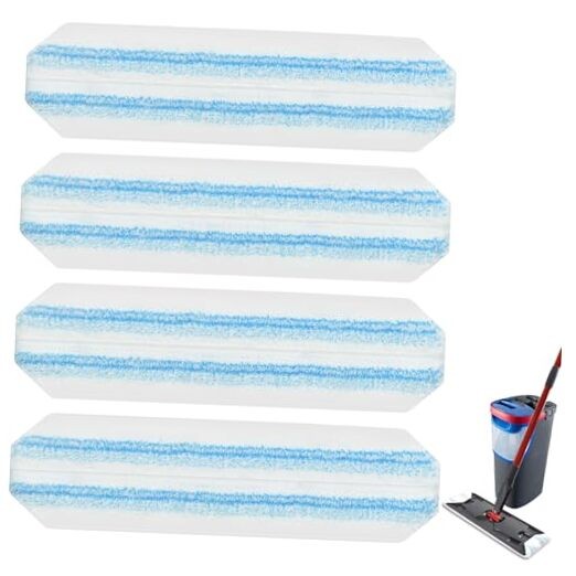 Mop Pads Replacements Compatible with O Cedar H2prO Flat Mop System 4 gallery