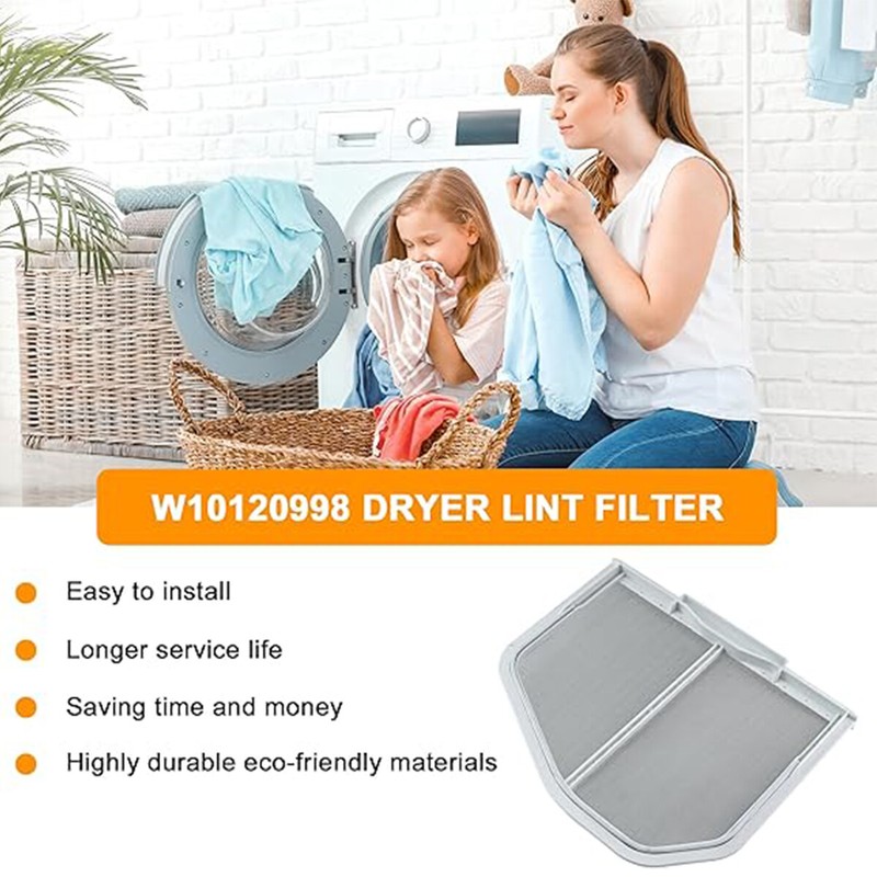 W10120998 Dryer Lint Screen Filter by Beaquicy-Replacement for Whirlpool,Kenmore gallery