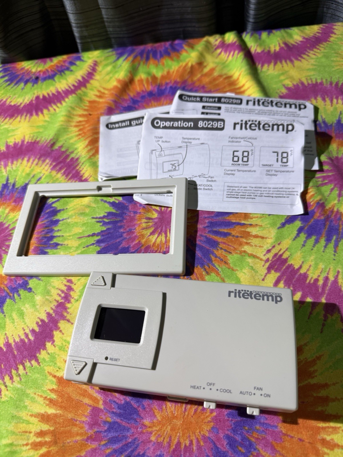 RiteTemp Thermostat Model 8029B - Heating And Cooling gallery