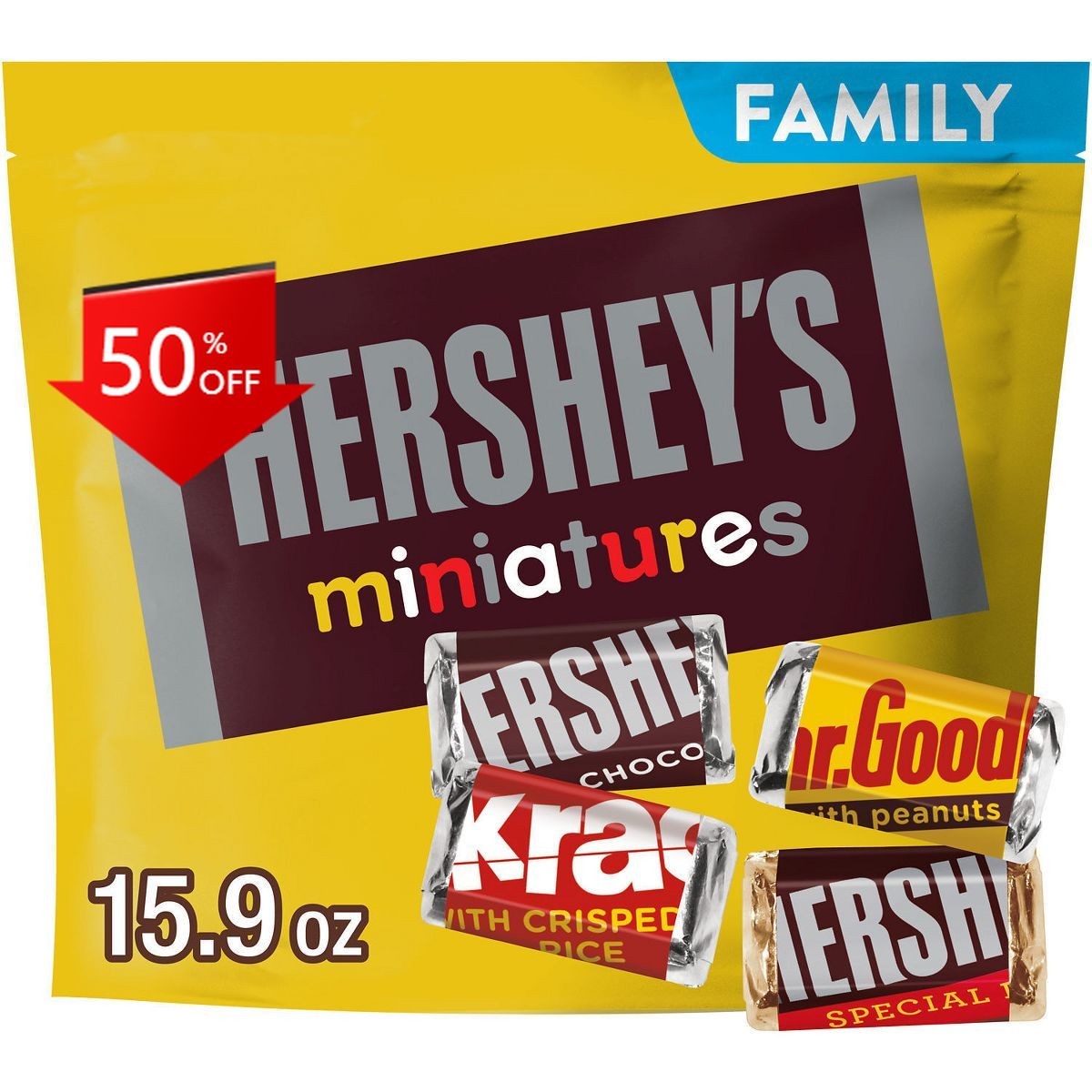 HERSHEY'S Miniatures Assorted Chocolate Candy - 15.9oz gallery