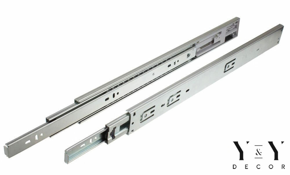 10 Pair 12"-24" Soft Close Drawer Slides Ball Bearing Full Extension Value Pack gallery
