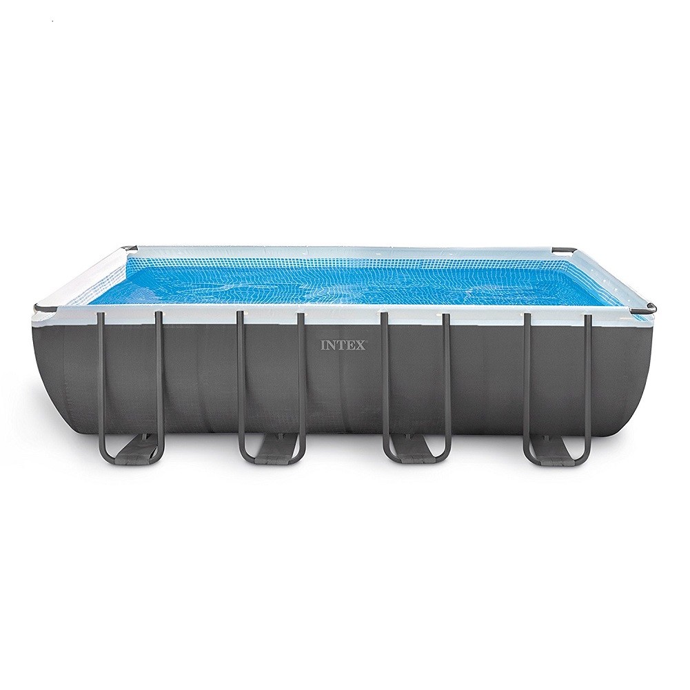 Intex 18ft X 9ft X 52in Rectangular Ultra Frame Pool Set gallery
