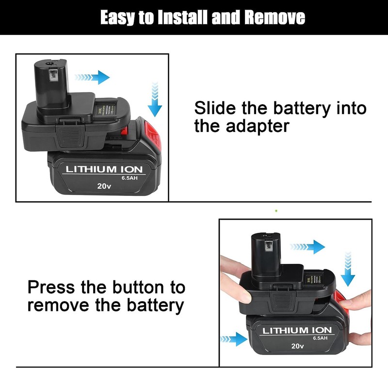 2X USB Battery Adapter Converter for De walt 20V Milwaukee 18V to Ryobi 18V Tool gallery